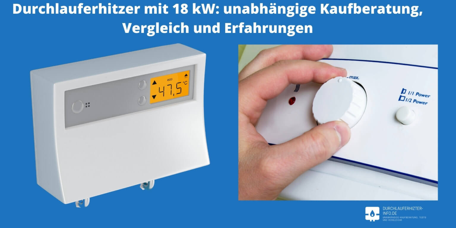 Durchlauferhitzer mit 18 kW Test 2025 die besten 7 im Vergleich [+Kaufberatung]