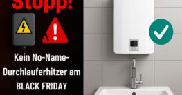 A Kein No-Name- Durchlauferhitzer am BLACK FRIDAY