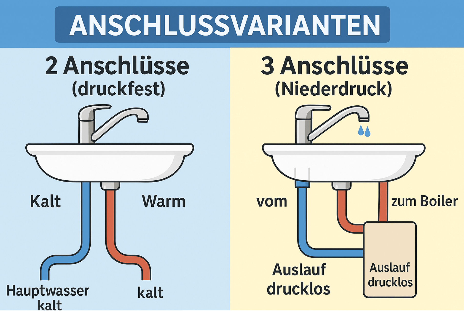 Anschlussvarianten
